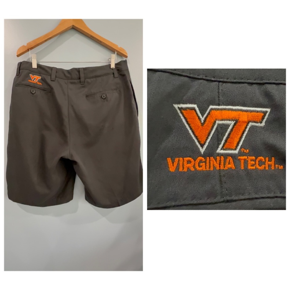 Virginia Tech Men's Black Byron Nelson Collegiate Shorts Size W38
